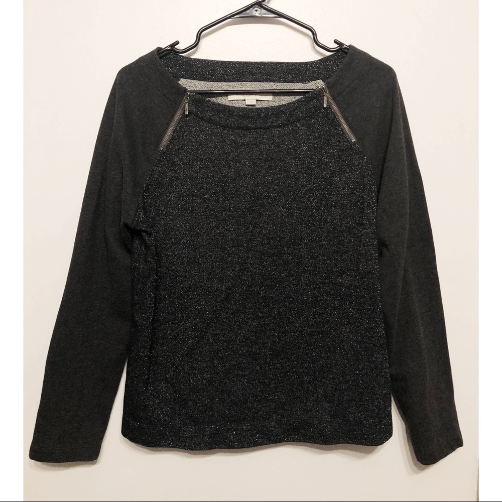 LOFT Pullover Shimmer Sweater // M
